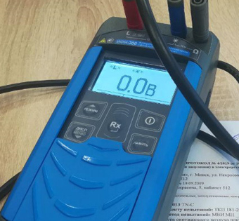 Замер сопротивления цепи «фаза-нуль»